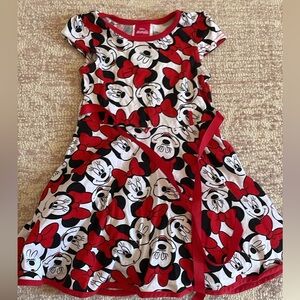 Disney Red and Black Sleeveless Sundress